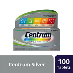 Centrum Silver With Lutein 100 Tab