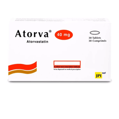 Atorva 40 mg 30 Tablets
