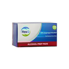 Resq Alcohol Swab 100Pads
ريسكيو مسحات كحولية 100 مسحة
