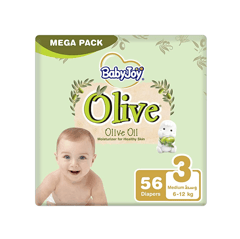 Baby Joy Olive Size 3 Medium 6-12 Kg