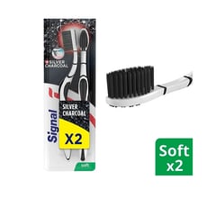 سيجنال فرشاه اسنان بالفحم ناعم 2 حبه