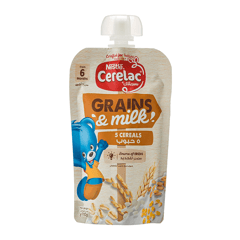 Cerelac Grains & Milk 5 Cereals From 6 Months 110 gm
