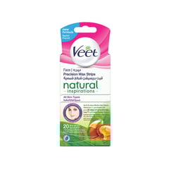 Veet Natural Wax Strips Face 20 Strips