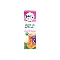 Veet Natural Hair Removal Cream Normal To Dry Skin With Papaya Extract 100 Gm