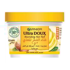 GARNIER Ultra Doux Hair Food Cream 3 In 1 With Banana 390 ml
