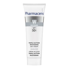 Pharmaceris (W) Triple Action Whitening Day Cream SPF50+ - 30 ml
فارماسيرز كريم نهاري لتفتيح البشرة مع معامل حماية من الشمس 50+ - 30 مل
