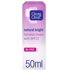 Clean & Clear Fairness Face Cream Natural Bright Spf12 50Ml