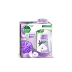Dettol Sensitive Shower Gel 250 ml +Puff