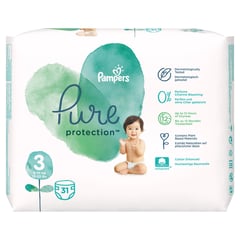 بامبرز مقاس 3 - بيور- عبوة اقتصادية (31 حفاضة)