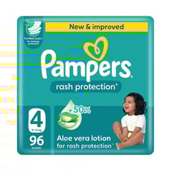 Pampers Size (4) Large 7-14 Kg Jumbo 96 Diapers