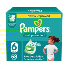 Pampers Size (6) Extra Large+14 Kg Jumbo Box 58 Diapers