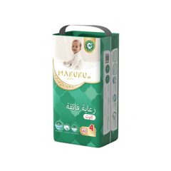 Makuku Pro Care Pants (4) 42 Pieces
ماكوكو برو كير كلوت مقاس (4) 42 حفاض