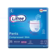 Lifree Slim Culotte Adult Diapers Medium Mega Pack 36 Pieces