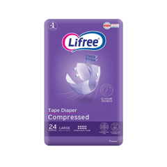 ليفري شريط لاصق حفاضات لكبار السن، مقاس كبير، عبوة جامبو (24) قطعة
