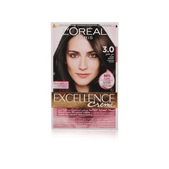 L'Oréal Excellence Crème Hair Color 3 Dark Brown
لوريال إكسيلانس صبغة شعر كريم 3.0 بنى غامق
