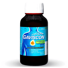 جافيسكون شراب علاج نكهة النعناع 200 مل