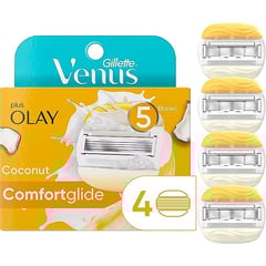 جيليت فينوس شفرات حلاقة كومفورت جلايد بالواح اولاي للنساء ـ4 قطع
