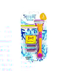 Gillette Venus Razor Simply Disposable + 4 Blades
