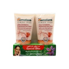 Himalaya Clear Complexion Brightening Face Wash (2X150 ml)
هيمالايا غسول تفتيح الوجه لبشرة صافية (حبتين*150 مل)