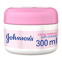 Johnson’s 24 Hour Moisture Soft Cream 300 ml
جونسون كريم ترطيب 24 ساعة 300 مل