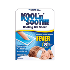 Kool'n' Soothe Kids Cooling Gel Sheets 4 Pieces
