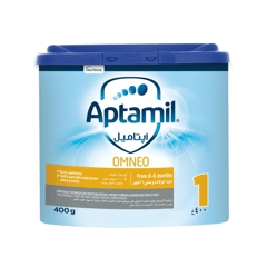 Aptamil Omneo 1 Infant Formula Milk 400 Gm
أبتاميل اومنيو 1 تركيبة حليب للرضع 400 جم