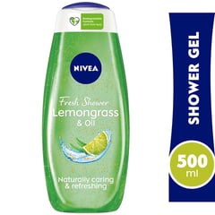 Nivea Shower Gel Lemongrass & Oil 500 ml
نيفيا غسول الجسم برائحة الليمون والزيت 500 مل