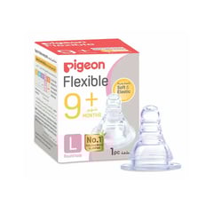 Pigeon S-Type Nipple Super-Stretchable 1 Pieces Large Box
