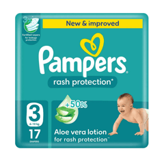 Pampers (3) Medium 4-9 Kg Carry Pack 17 Diapers