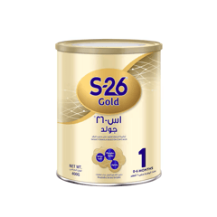 S-26 Gold (1) Milk 400g
إس-26 جولد (1) حليب أطفال 400 جم