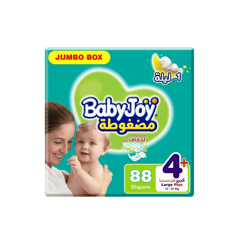 Baby Joy Compressed Large Plus (4+) 12-21 Kg Jumbo Box 88 Diapers