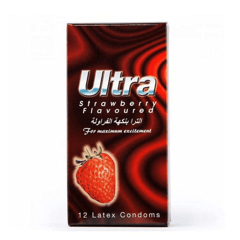 ألترا عازل طبي نكهة الفراولة 12 قطعة
