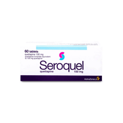 Seroquel 100 mg 60 Tablets