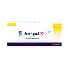 Seroquel XL 50 mg 30 Tablets