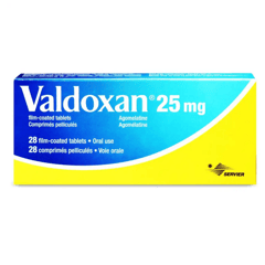 Valdoxan 25 mg 28 Tablets