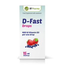 D-Fast Vitamin D 400 IU Drops 15 ml