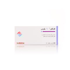CONCOR-5 PLUS 20 TABLETS