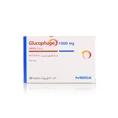 GLUCOPHAGE 1000 MG 30 TABLETS