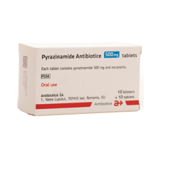 Pyrazinamide 500 mg 100 Tablets