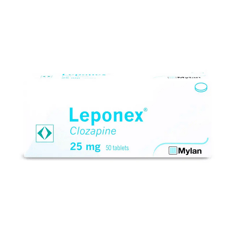 Leponex 100 mg 50 Tablets