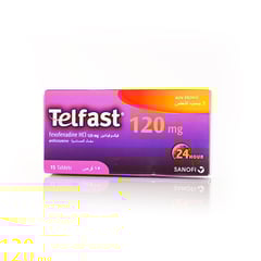 TELFAST 120 MG 15 TABLETS