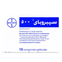 Ciprobay 500 mg 10 Tablets