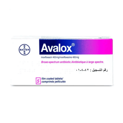 Avalox 400 mg 5 Tablets