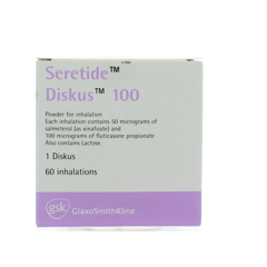 Seretide 100 mcg Diskus 60 Dose
