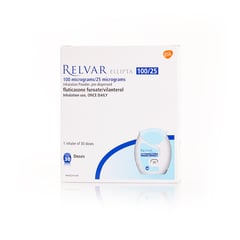 RELVAR ELLIPTA 100/25MCG ORAL INHALATION 30 DOSES
