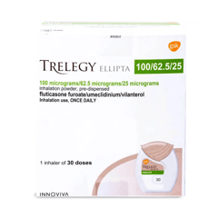 Trelegy Ellipta 100/62.5/25 mcg Inhalation