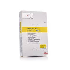 باسجلار 100 وحدة/مل 5 قلم للحقن 3 مل