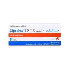 CIPRALEX 20mg 28 Tablets