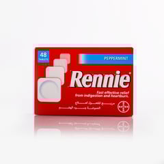 RENNIE PEPPERMINT 48 TABLET