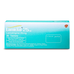Lamictal 25 mg 30 Tablets